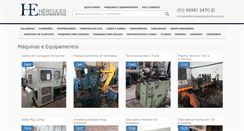 Desktop Screenshot of herculesequipamentos.com.br